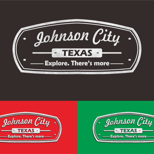Nice logo with the title 'Johnson City - Explore. There's More'