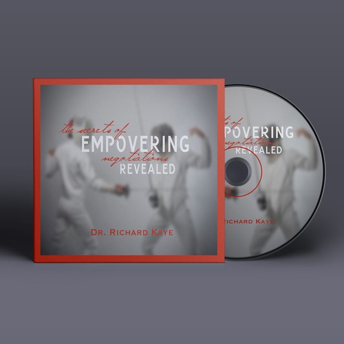 CD packaging with the title 'CD Cover Design for negotiation program'