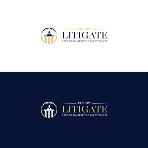 Corporate identity logo with the title 'Litigate'