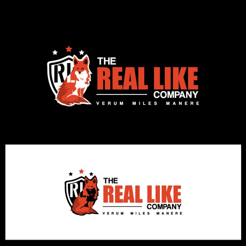 Veteran logo with the title 'Logo for Real Like Company'