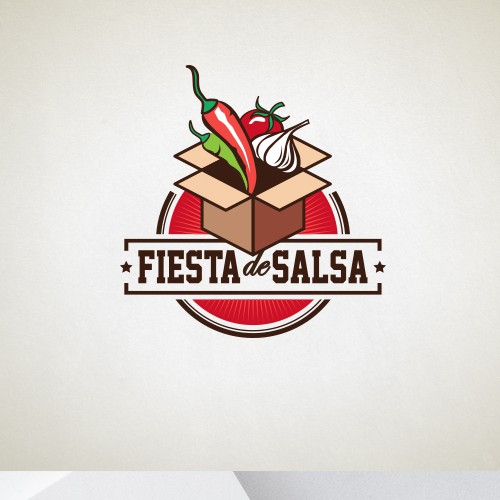 Salsa design with the title 'design for Fiesta de Salsa'