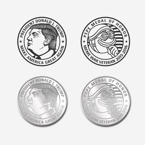 Coin design with the title 'A commemorative silver coin.'