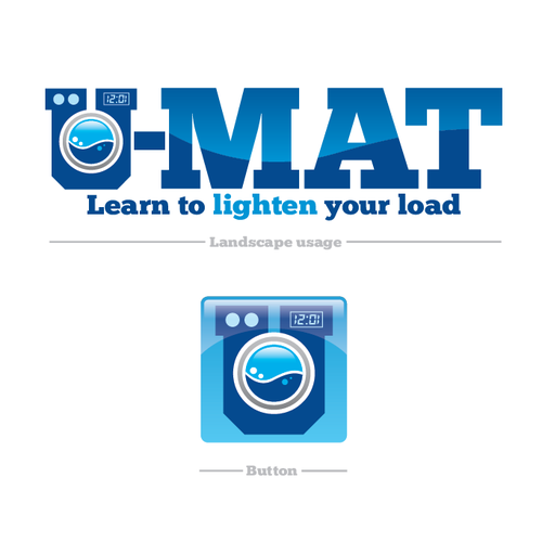 Laundry design with the title 'College Campus Laundry App'