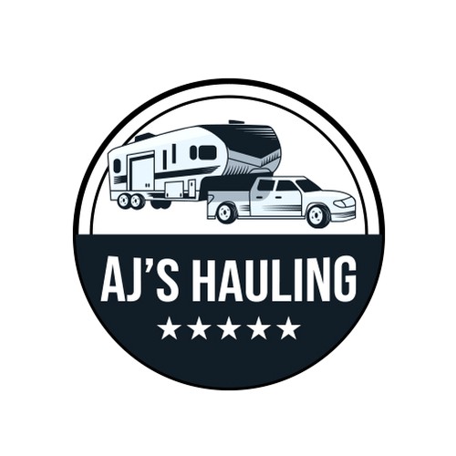 Truck brand with the title 'Aj's Hauling'