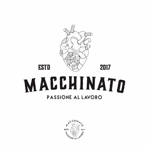 Sketchbook logo with the title 'Macchinato'
