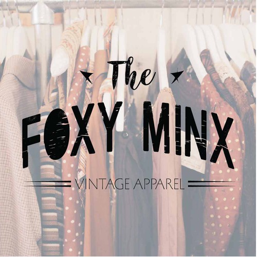 70s design with the title 'The Foxy Minx'