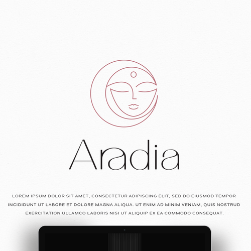 Moon brand with the title 'Feminine Occult psychology coaching'