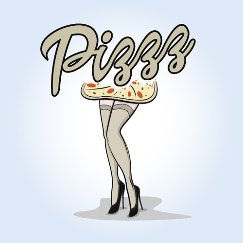 Pizza logo with the title 'Sexy Pizza'