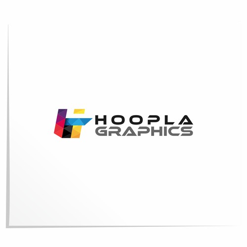 Puzzle logo with the title 'modern design for printing company'