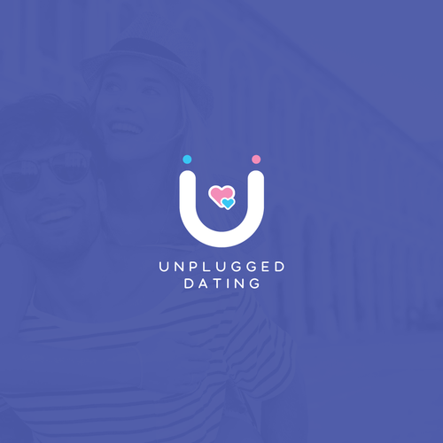 Dating app logo with the title 'Unplugged Dating'