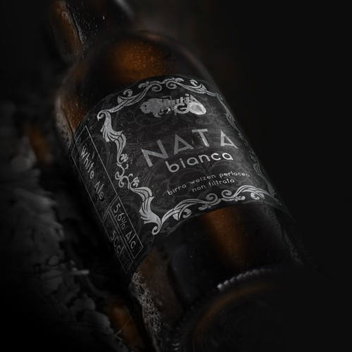 Drink label with the title 'Beer label'