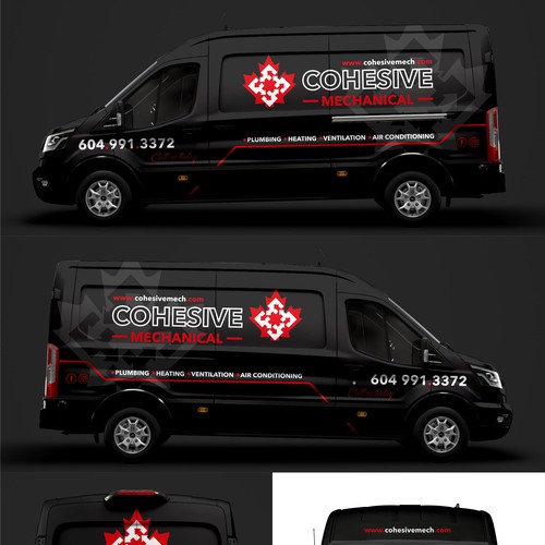 HVAC design with the title 'COHESIVE MECHANICAL'