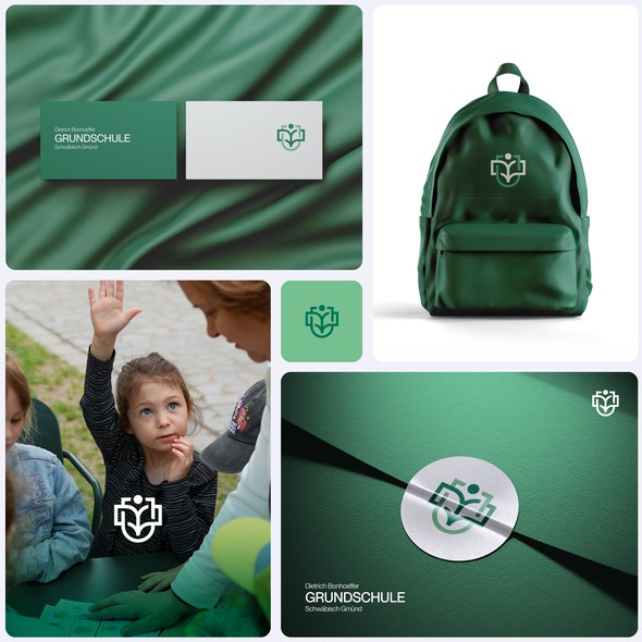 Sprout logo with the title 'A modern logo for a educational institution'