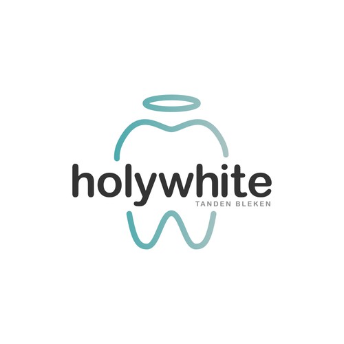 Shape design with the title 'Holy White'
