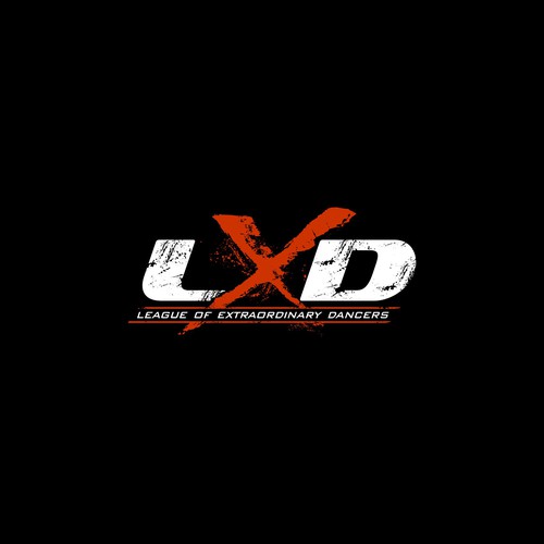 Dance logo with the title 'abastract LXD logo'