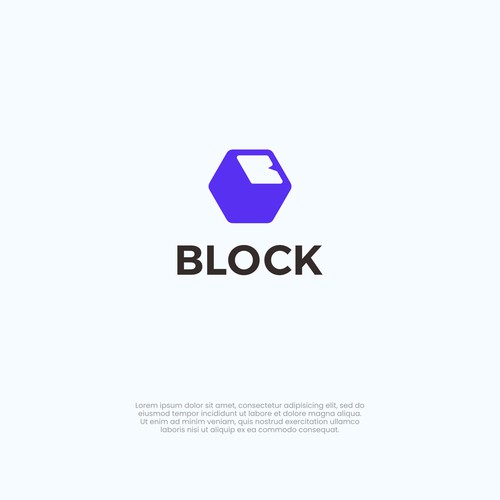 Block design with the title 'Simple Modern Logo for 3D Rigging Tool'
