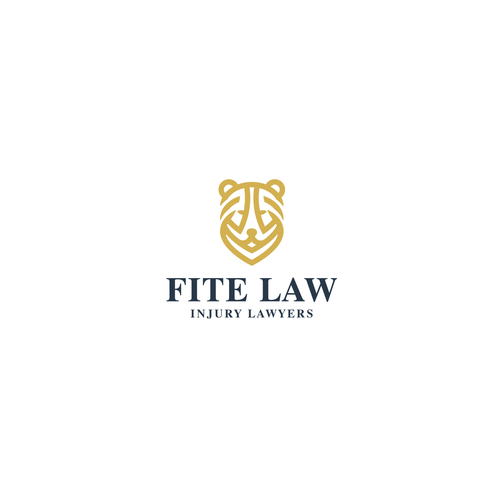 Bear brand with the title 'logo concept for a law firm'
