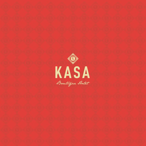 Pattern logo with the title 'kasa'