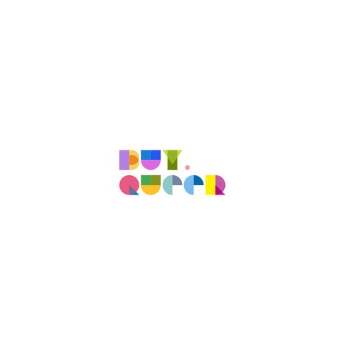 Rainbow logo with the title 'BUY QUEER'