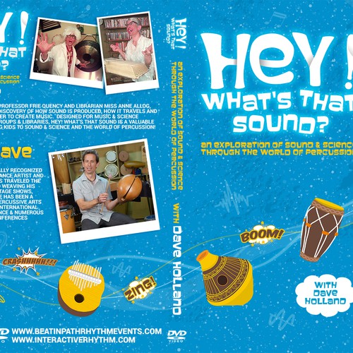 DVD cover design with the title 'Create a Kids Educational DVD Cover!'