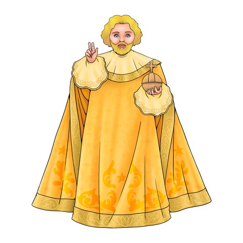 Figure design with the title 'Infant Father'