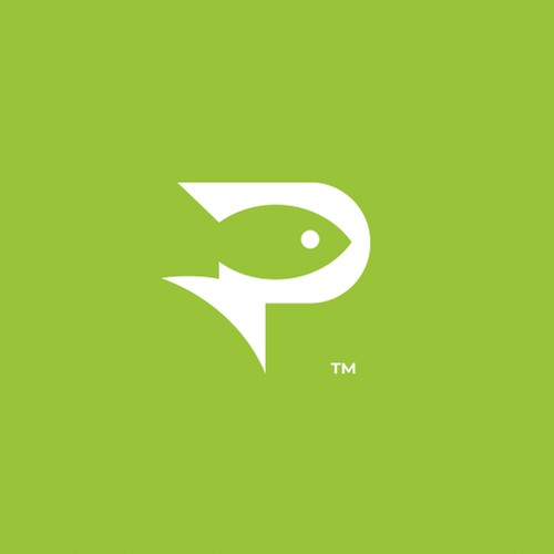 Fishing hook logo with the title 'Pisces'