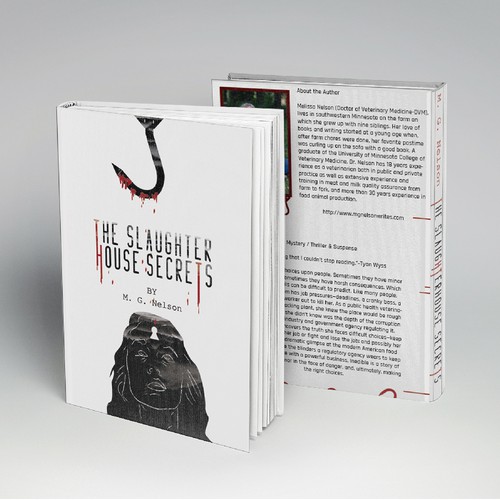 Artsy design with the title 'Thriller Book Design'