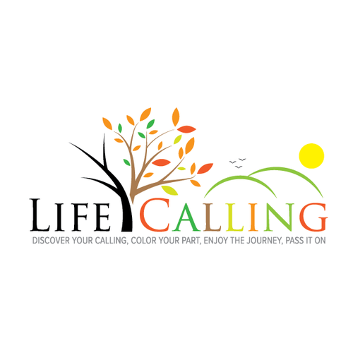 Nonprofit logo with the title 'Life Calling - Coaching and consulting logo - winning entry.'