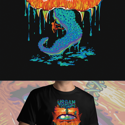 T-shirt design for Urban Climb