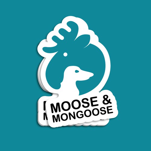 Moose design with the title 'MOOSE & MONGOOSE'