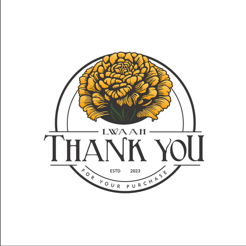 Florist design with the title 'A crafted emblem that features a resplendent yellow carnation flower. '