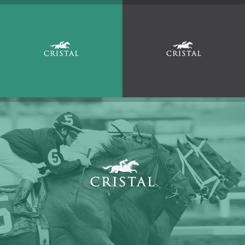 Race design with the title 'Cristal Jockey Club'