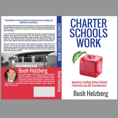 School book cover with the title 'Book Cover Charter Schools Work'