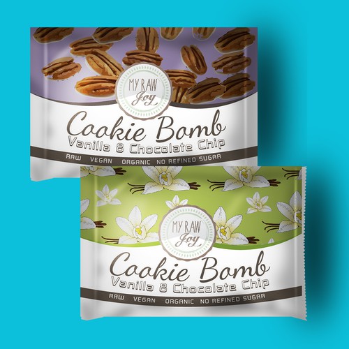 Cake packaging with the title 'Packaging for a food brand'