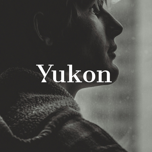Abstract art logo with the title 'Yukon'