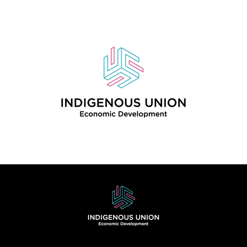 Economic logo with the title 'Indigenous union'