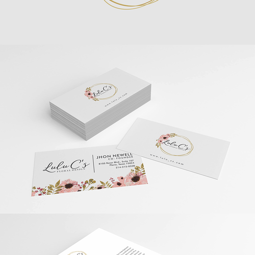 Event brand with the title 'Uplifting artistic logo for artistic Floral Design company '