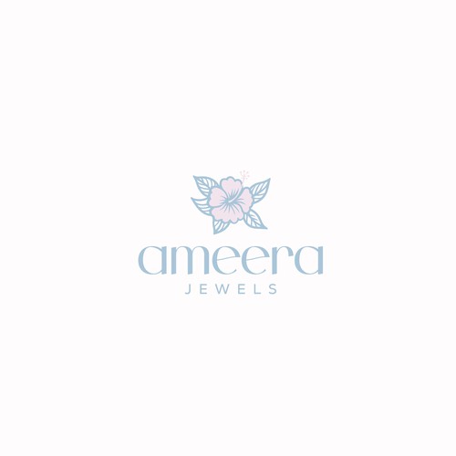 Calming logo with the title 'Ameera Jewels '