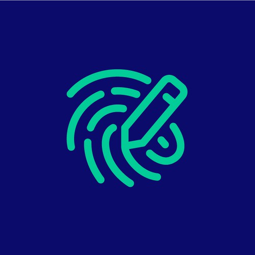 Writing logo with the title 'Writeprint Logo'