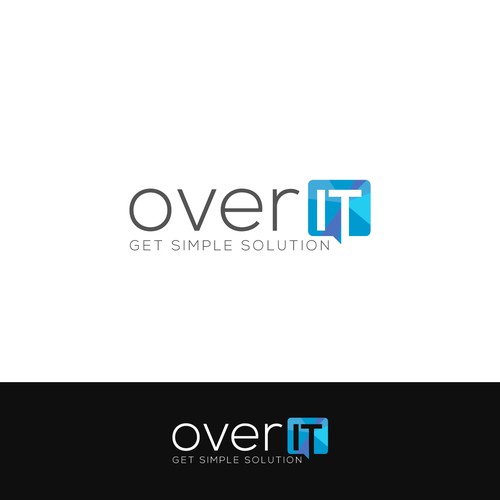 IT logo with the title 'It solutions '