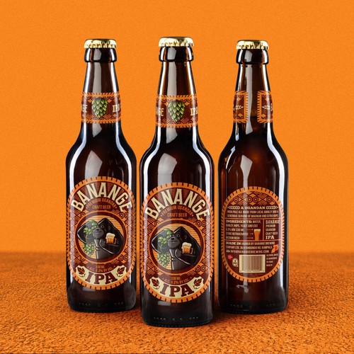 Logo label with the title 'Banange IPA '