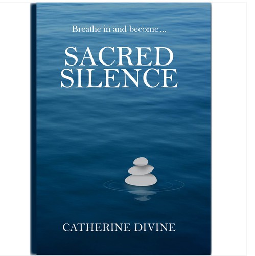 Meditation book cover with the title 'Sacred Book Cover '
