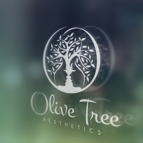 Beauty brand with the title 'An olive tree in a beauty business logo!'