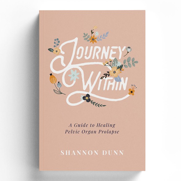 Flower book cover with the title 'Journey Within '