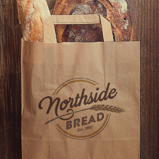 Wheat design with the title 'can you create a rustic logo for my bakery specializing in crusty, artisan bread?'