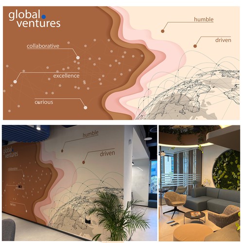 Wall artwork with the title 'Wall Design '