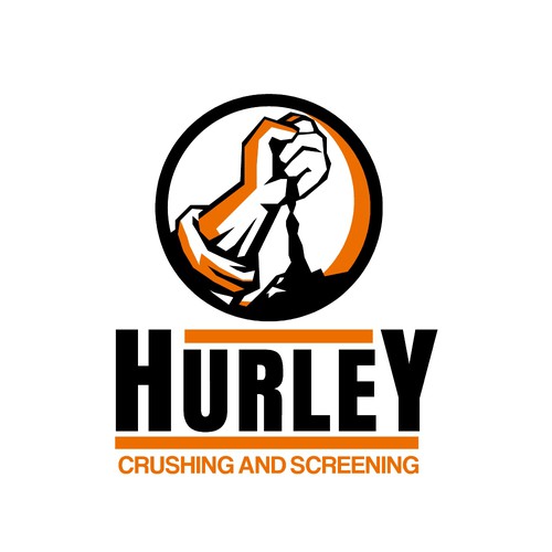 Arm logo with the title 'Hurley Crushing and Screening'
