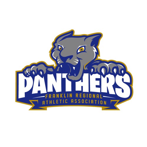 Panther design with the title 'Panthers Franklin Regional Athletic Association'
