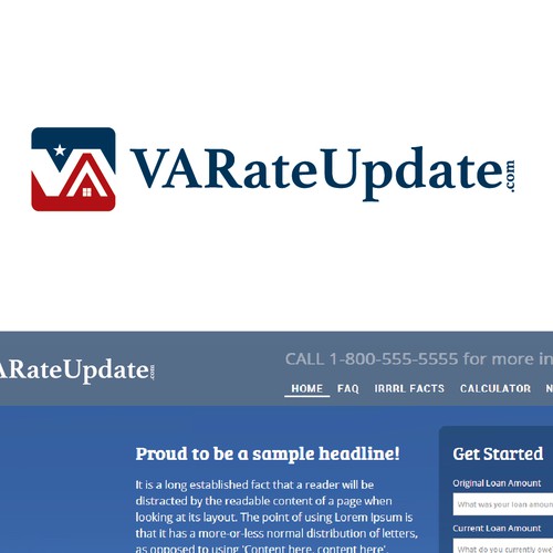 Web design logo with the title 'Real estate Logo design'