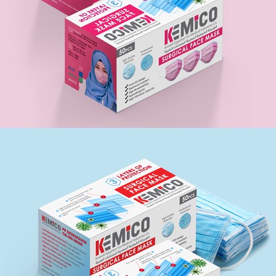 Surgical Masks Box design
